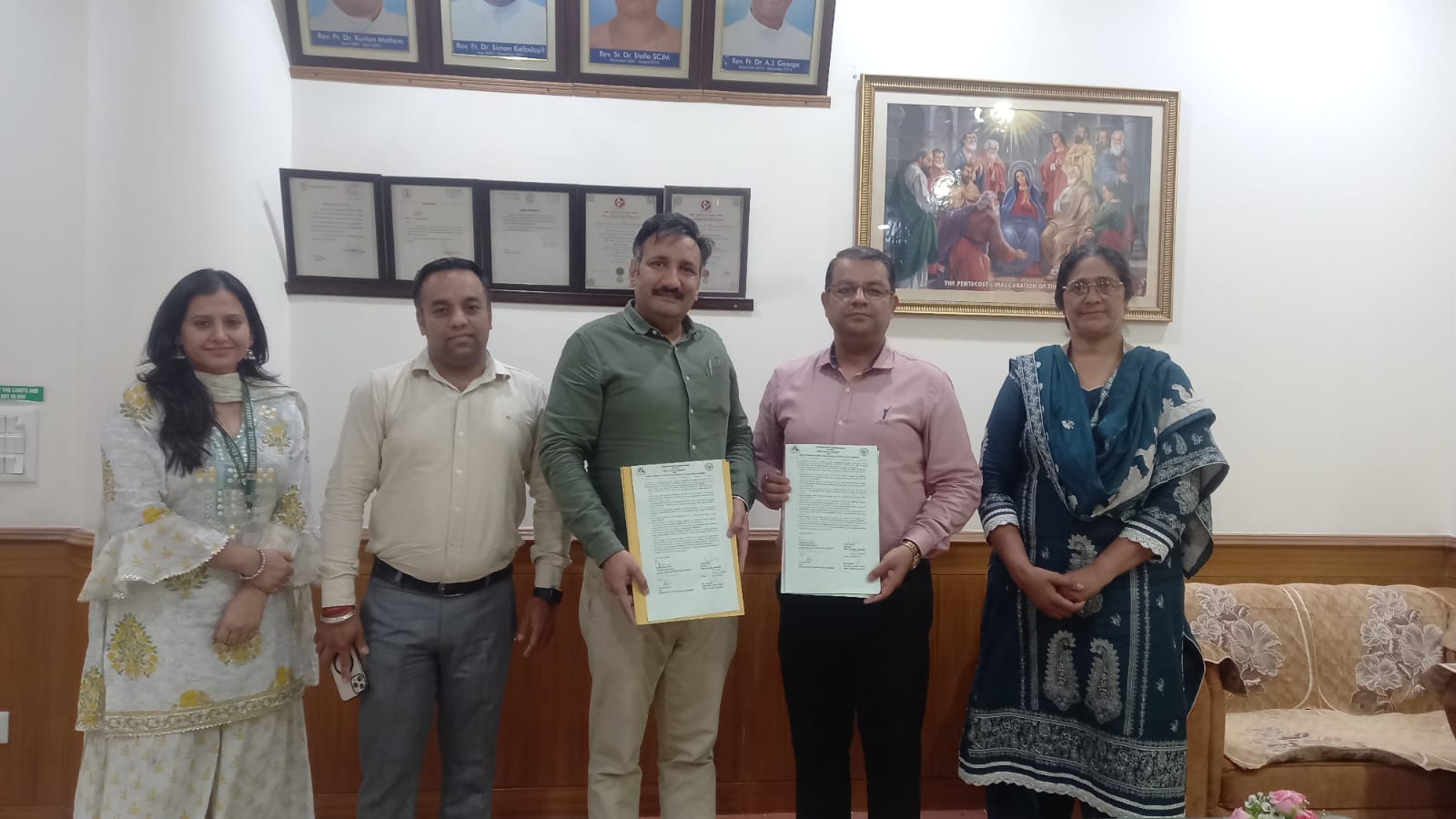 Trinity College Jalandhar Signs MoU with MSME Technology Centre, Central Institute of Hand Tools