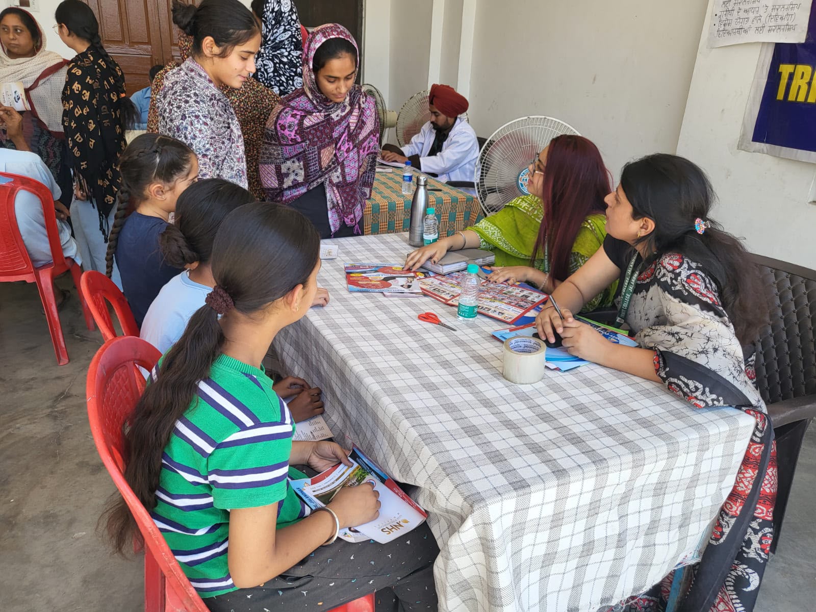 Trinity College Jalandhar Organizes Free Medical Camp at Village Karari in Collaboration with NHS Hospital