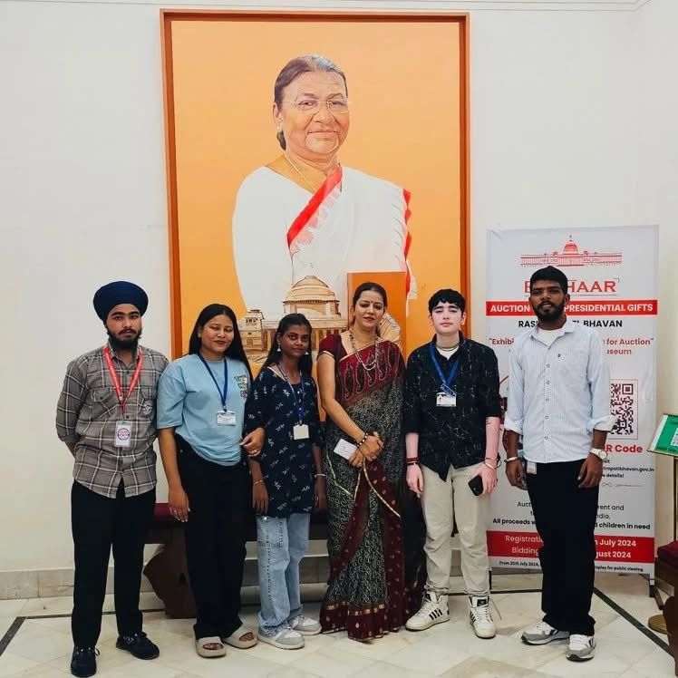 Visit to Rashtrapati Bhawan