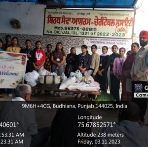 Outreach Program to Guru Nanak Ashram