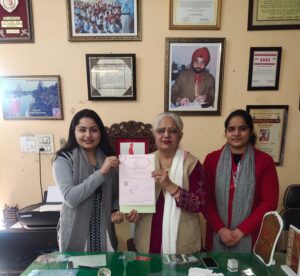 MoU with PAHAL NGO by DEPARTMENT OF ECONOMICS