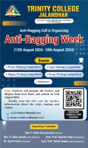 ANTI-RAGGING WEEK