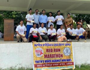 SEVEN STUDENTS PARTICIPATED IN THE DISTRICT LEVEL RED RIBBON MARATHON