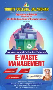 SESSION ON E-WASTE COLLECTION DRIVE ON THE EVE OF NATIONAL SCIENCE DAY